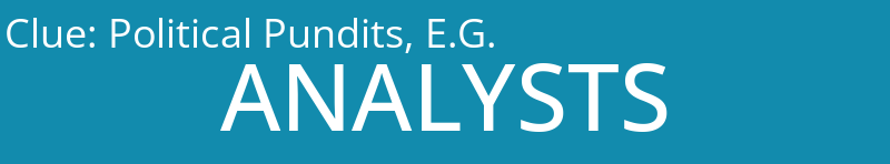 Political Pundits, E.G.