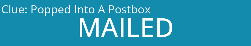 Popped Into A Postbox
