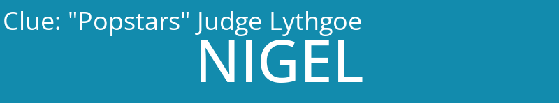 "Popstars" Judge Lythgoe