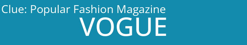 Popular Fashion Magazine