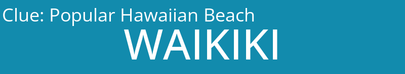 Popular Hawaiian Beach