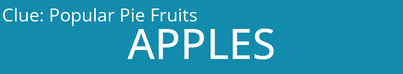Popular Pie Fruits