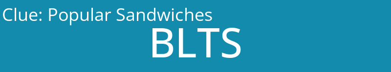 Popular Sandwiches