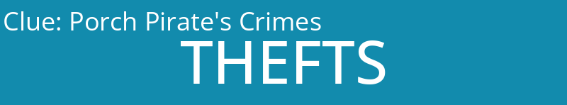 Porch Pirate's Crimes