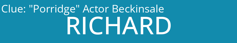 "Porridge" Actor Beckinsale 