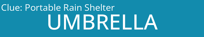 Portable Rain Shelter