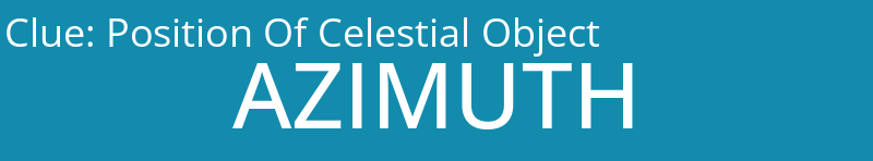 Position Of Celestial Object