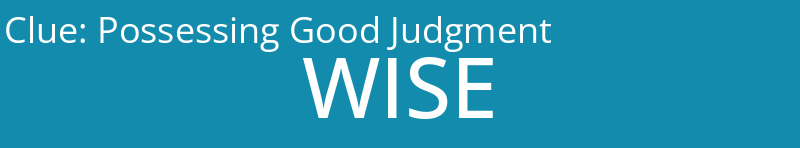 Possessing Good Judgment