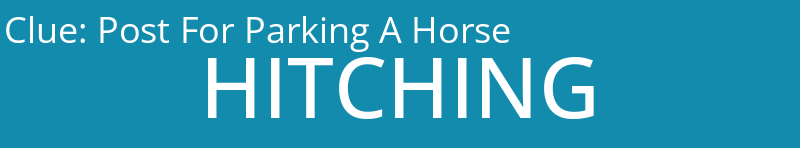 Post For Parking A Horse