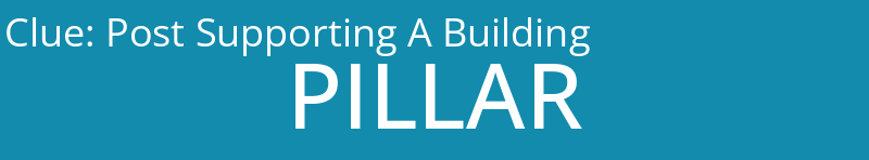 Post Supporting A Building