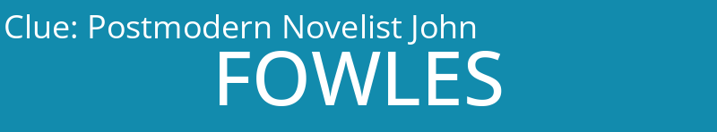 Postmodern Novelist John