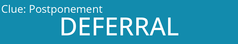 Postponement