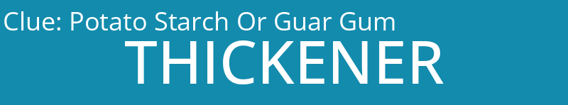 Potato Starch Or Guar Gum