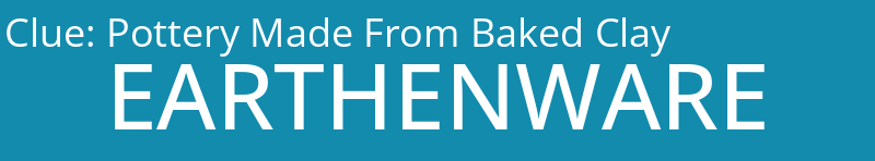 Pottery Made From Baked Clay