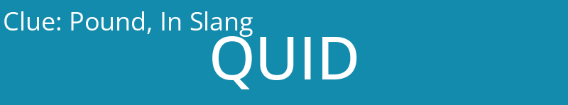 Pound, In Slang