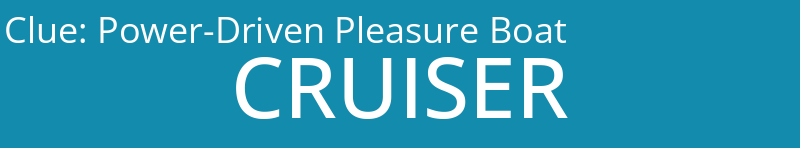 Power-Driven Pleasure Boat
