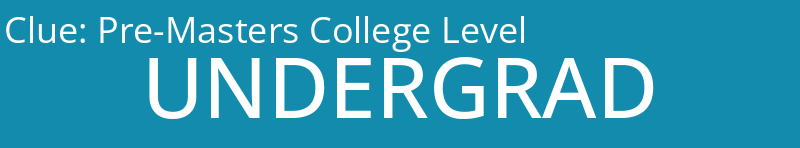 Pre-Masters College Level