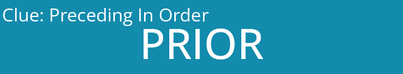 Preceding In Order