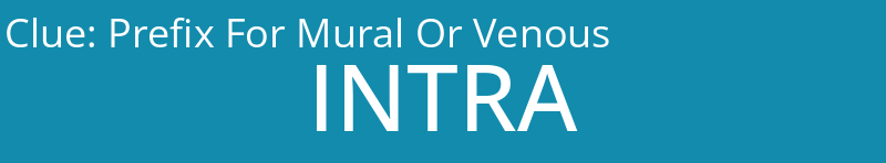 Prefix For Mural Or Venous