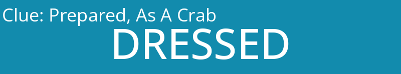 Prepared, As A Crab