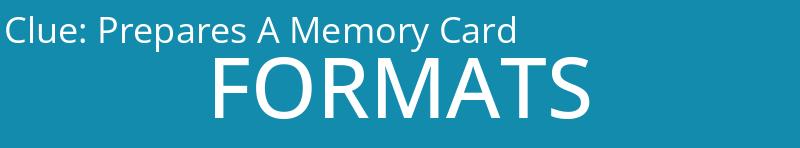 Prepares A Memory Card