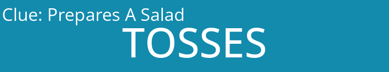 Prepares A Salad