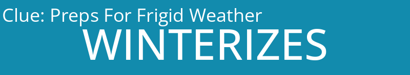 Preps For Frigid Weather