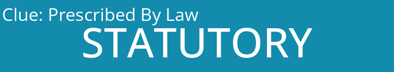 Prescribed By Law