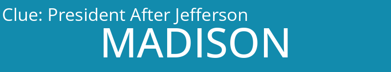 President After Jefferson