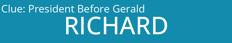 President Before Gerald