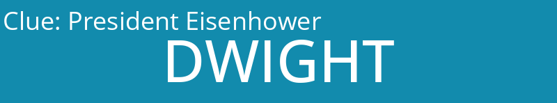 President Eisenhower