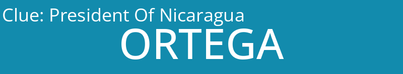 President Of Nicaragua