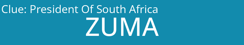 President Of South Africa 