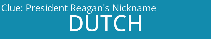 President Reagan's Nickname