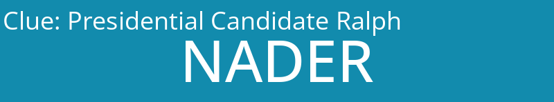 Presidential Candidate Ralph