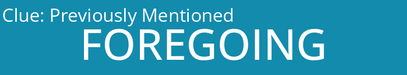 Previously Mentioned