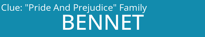 "Pride And Prejudice" Family
