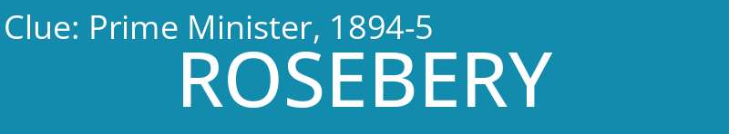 Prime Minister, 1894-5