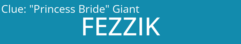 "Princess Bride" Giant