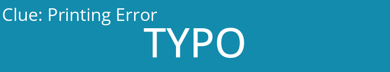 Printing Error