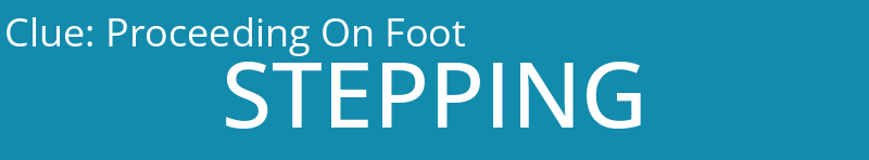 Proceeding On Foot