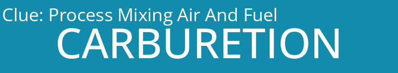Process Mixing Air And Fuel