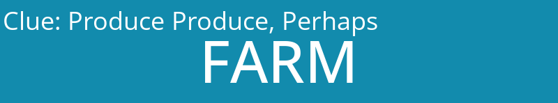 Produce Produce, Perhaps