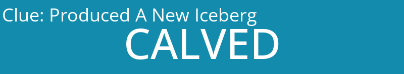Produced A New Iceberg