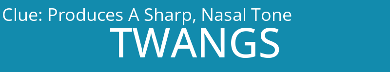 Produces A Sharp, Nasal Tone