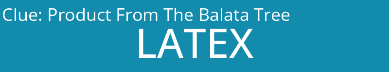 Product From The Balata Tree