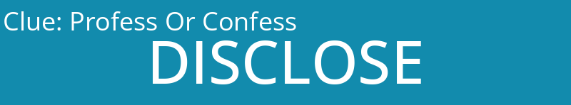 Profess Or Confess