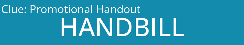 Promotional Handout