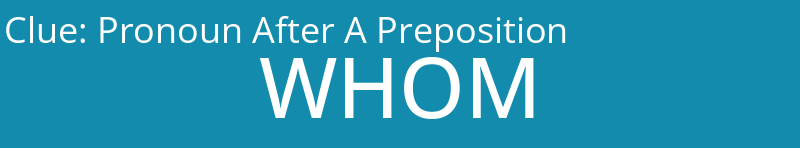 Pronoun After A Preposition