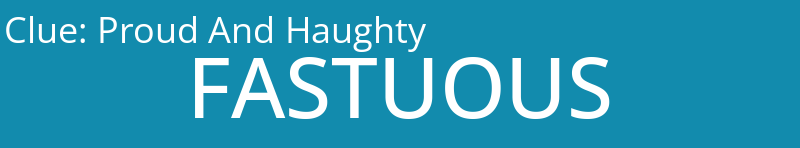 Proud And Haughty